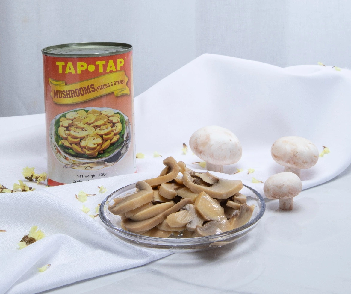 Great and Nice Canned Mushroom P&S with OEM 400g*24/CTN