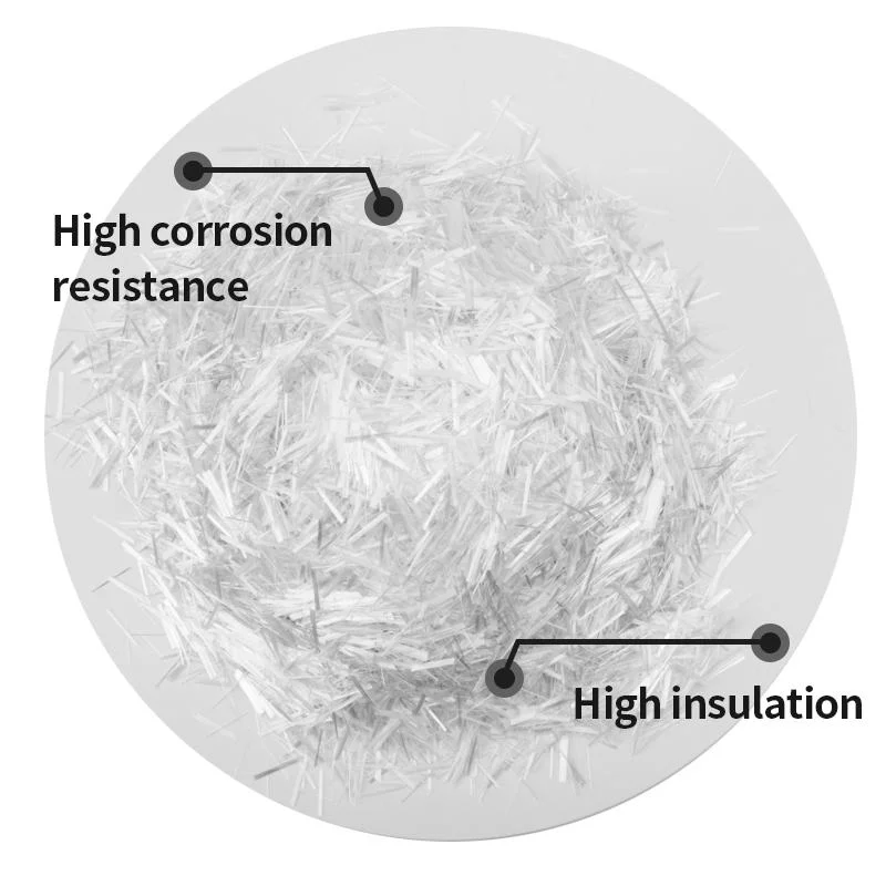 Fiberglass Ar Glass Fiber Chopped Strand for Concrete Cement Plaster