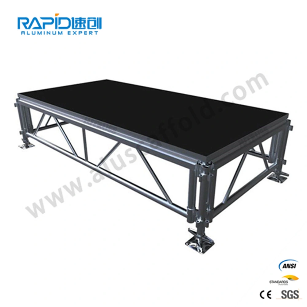 Aluminum Platform Moving Decoration Mobile Folding Event Portable Wedding Stage