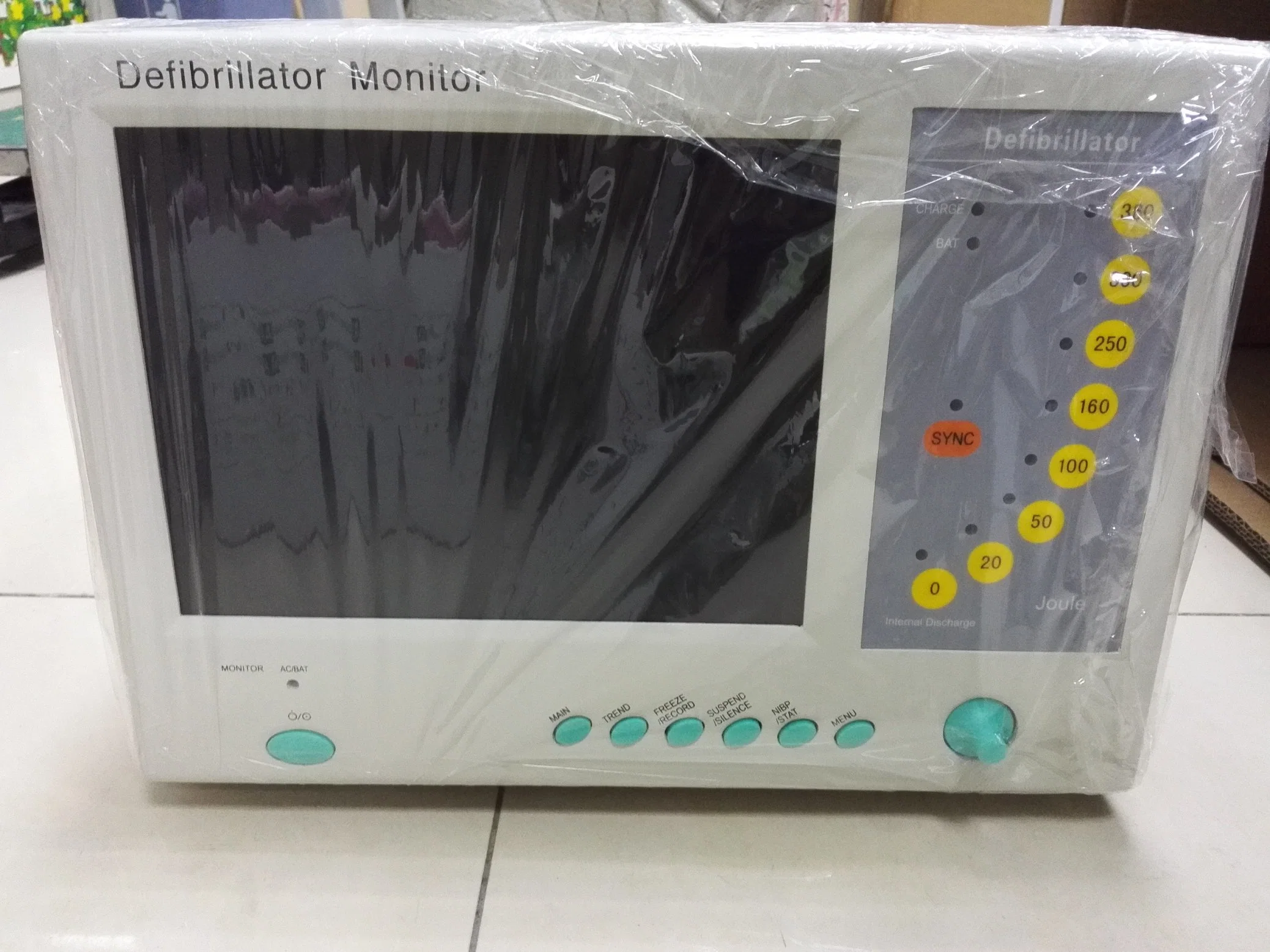 Monitor desfibrilador automático monofásica/Manual de Emergencia Automaic Desfibrilador Aed Extermal