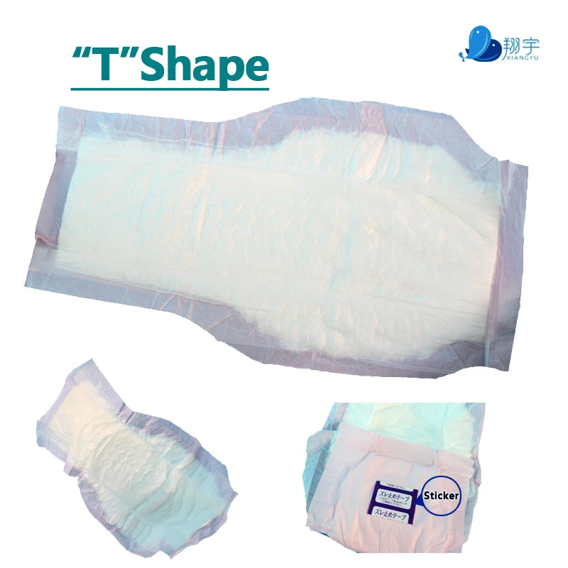 Comfortable New Design Nighttime PE Film PP Tape Adult Women Incontinence Liner Breathable Disposable Men Diaper Insert Booster Pads