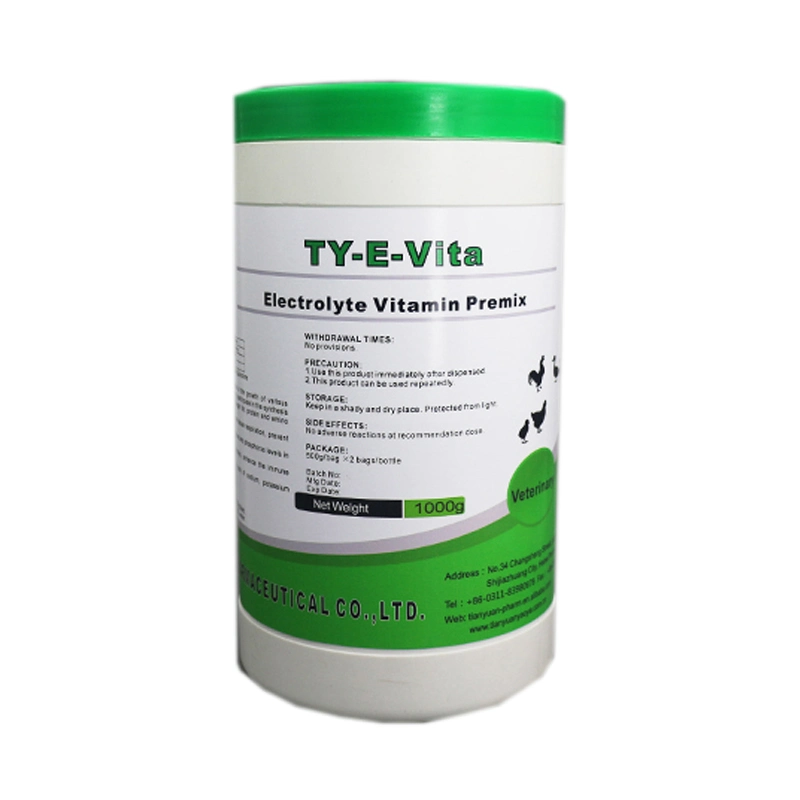 Multivitamin Soluble Powder/Premix Veterinary Medicine Drug for Camels Cattle Sheep Goats Horse Poultry Cats Dogs Pets Use