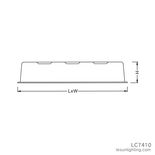 White Housing Brightness 30W LED Linear Downlight/Wallwasher Lamp LC8703