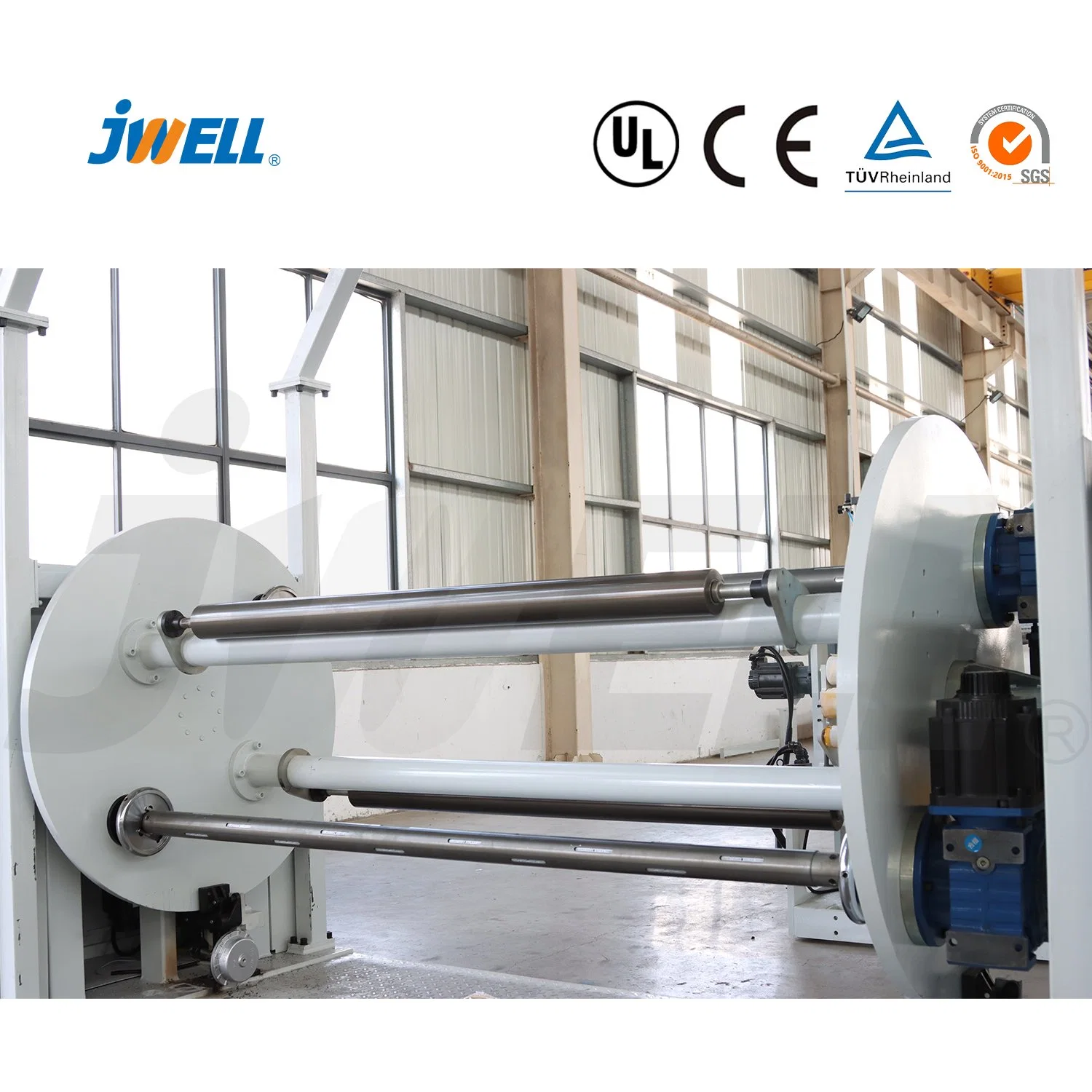 Jwell EVA Poe Solar Kunststoffblech / Film Maschinen Extrusionsmaschine für Building Curtain Wall/Automobilglas/Funktionsschuppen Film/Verpackungsfolien Anwendungen