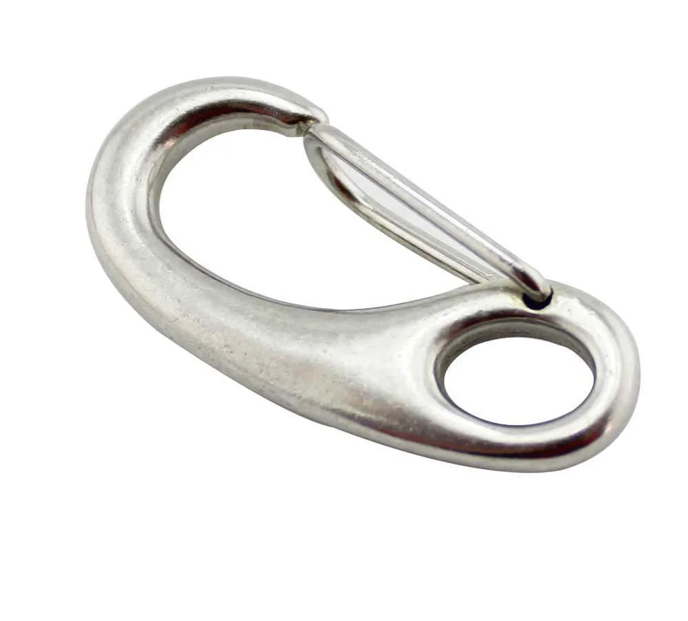 Newest Sale Marine Hardware Stainless Steel Boat Accessories Precision Casting Egg Shape Spring Hook