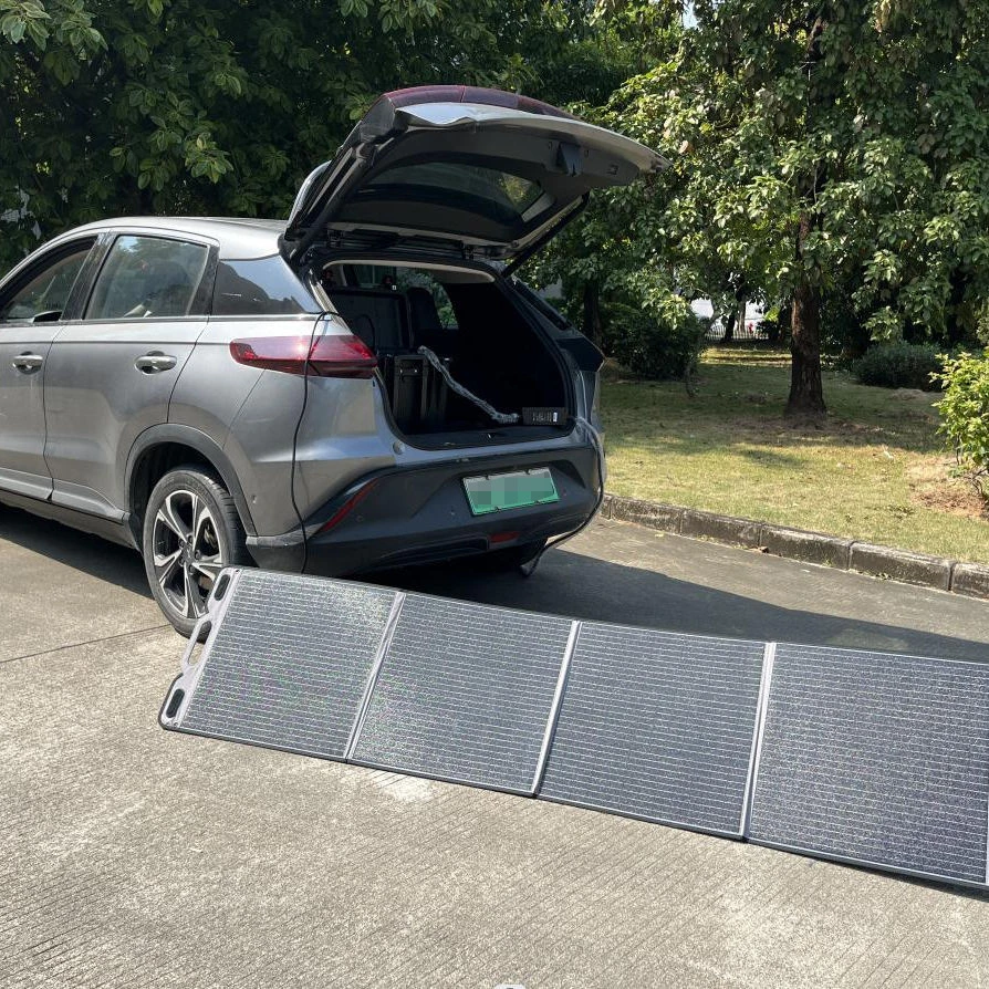 Solar EV Ladegerät Mobile EV Auto-Akku-Ladegerät mit Solar Panel Level2 3,5kW 32A Akku Tragbares EV-Ladegerät für alle Auto