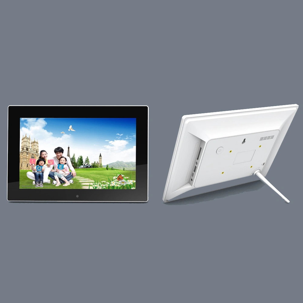 Indoor Wholesale/Supplier 11.6 13.3 Inch LCD Panel Wall Mounted Capacitive Touch Screen High Brightness Panel USB Black LED Light Android 8.1 WiFi RJ45 LCD Display
