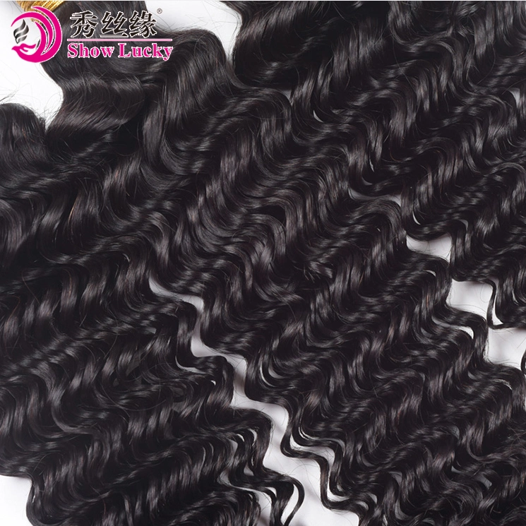 Big Discount Unprocessed Virgin European Human Hair Extension Deep Wave Remy Hair Weaving Weft