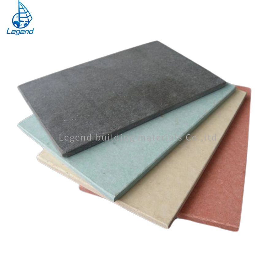 Water Damp Proof Factory Supply Tapered Edge Decorative Cement Fiber Wall Board 2400X1200