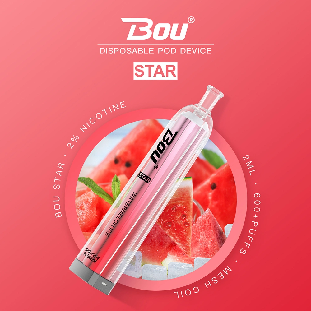 Bou 600/3000/7000 Перв-бокс Cola Style Disposable Electronic Cigarette. Оптовый E сигарет. Электронный обезьяны. Одноразовый стилус оптом. Китай и мы Доставка