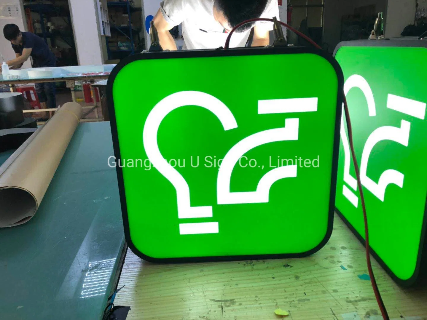 Logo Blister LED 3D Sign Outdoor Light Box for Chain Brand Advertising