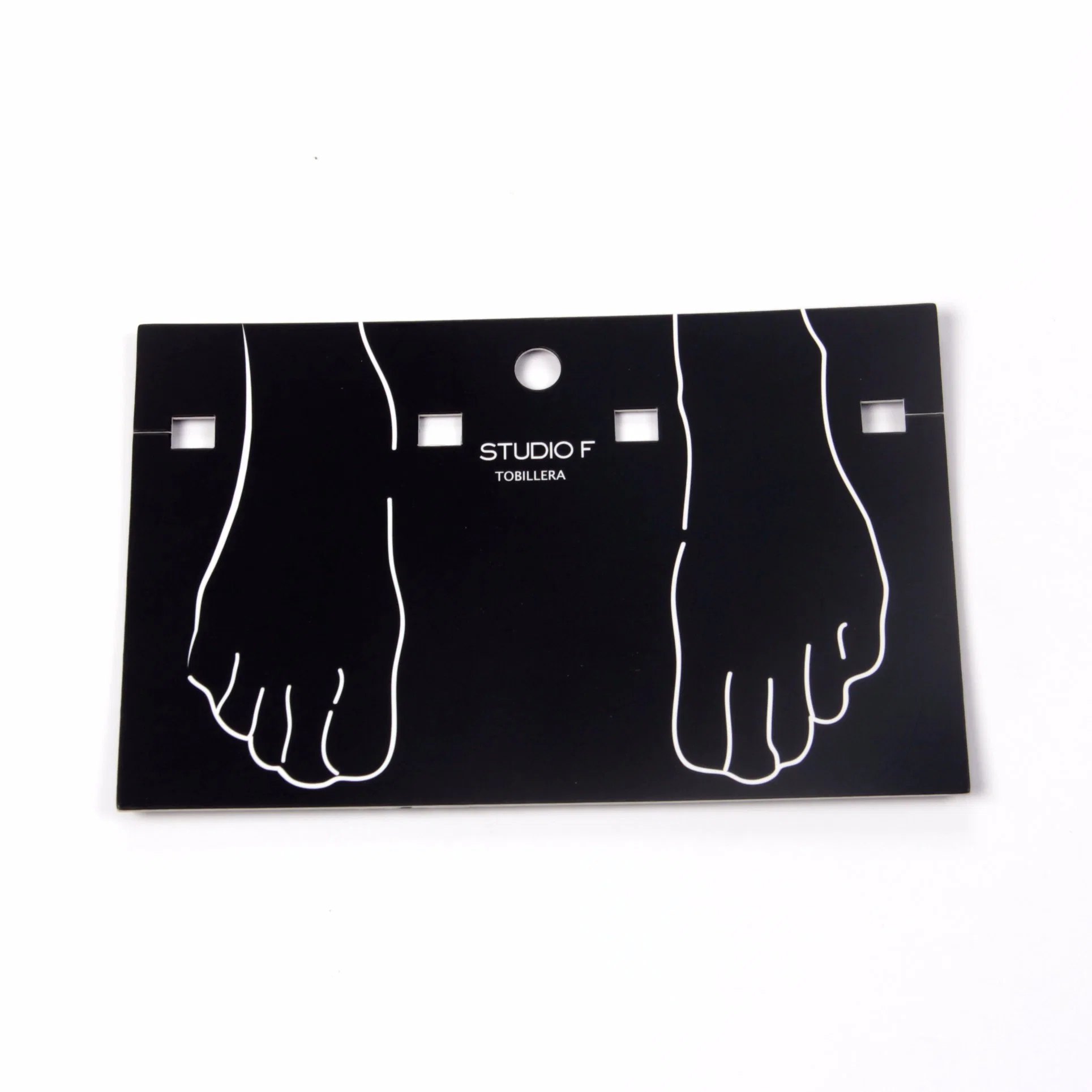 Sinicline Plastic Custom Printed Earring Card