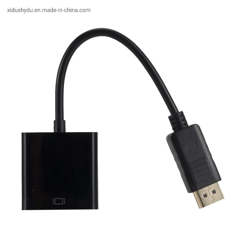 0.23m ABS Shell Can Be Customized with Logo. Male-Female 1080P 60Hz Adapter Cable Dp to VGA