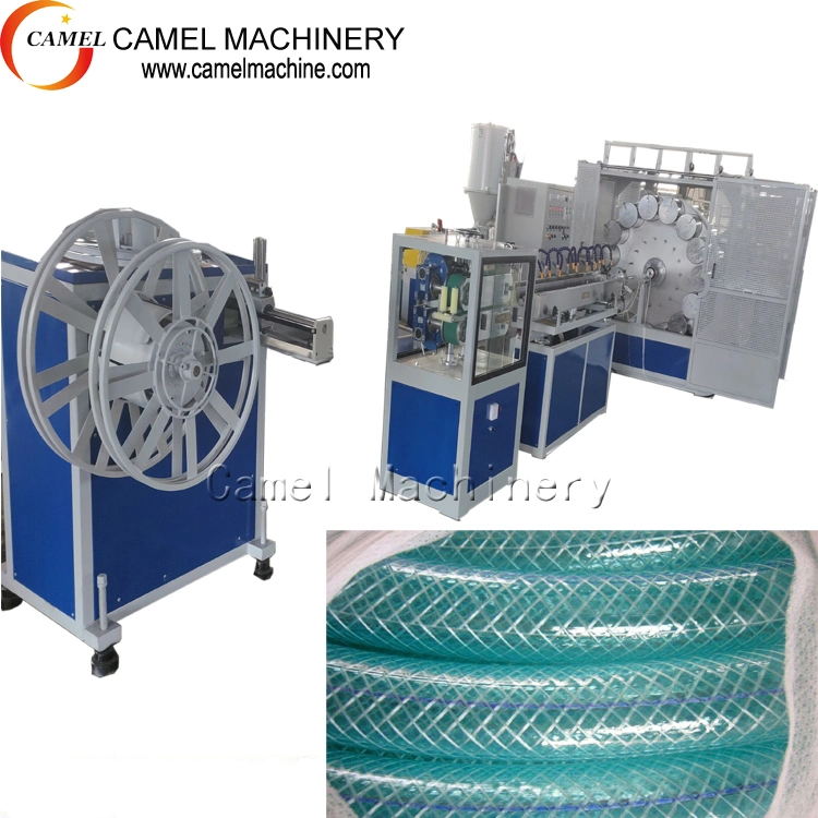 Fiber Reinforced Tube Extrusion Line PVC Water Hose Extruder Making Machine