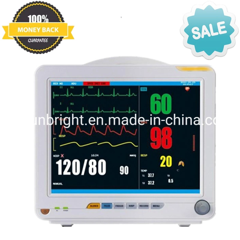 Дешевые больницы 12,1 дюймов монитор пациента Multi-Parameter ICU