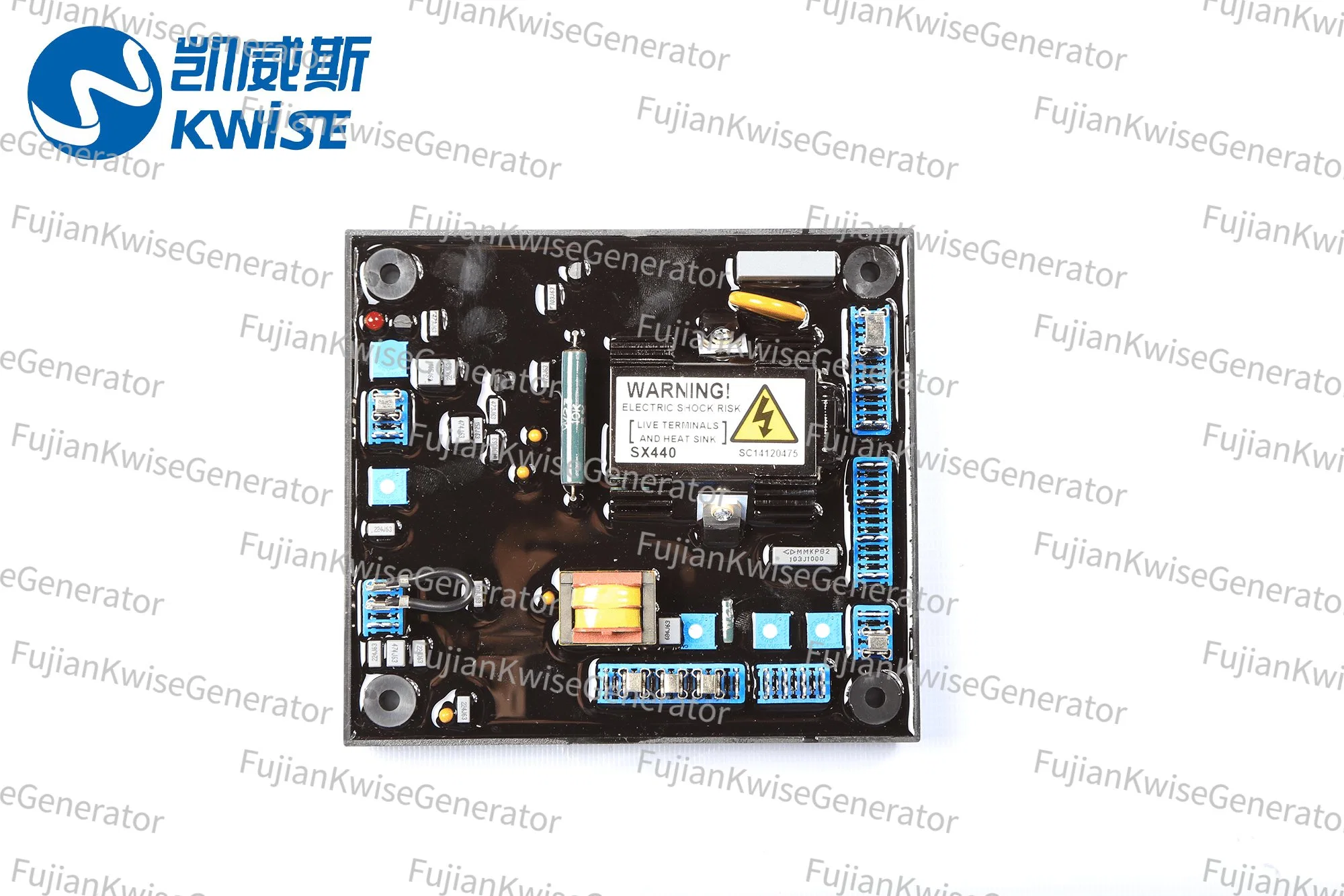 Kwise Ersatzteil Mx314b Digitaler automatischer Spannungsregler Auto AVR Gemäß ISO CE IEC-Normen