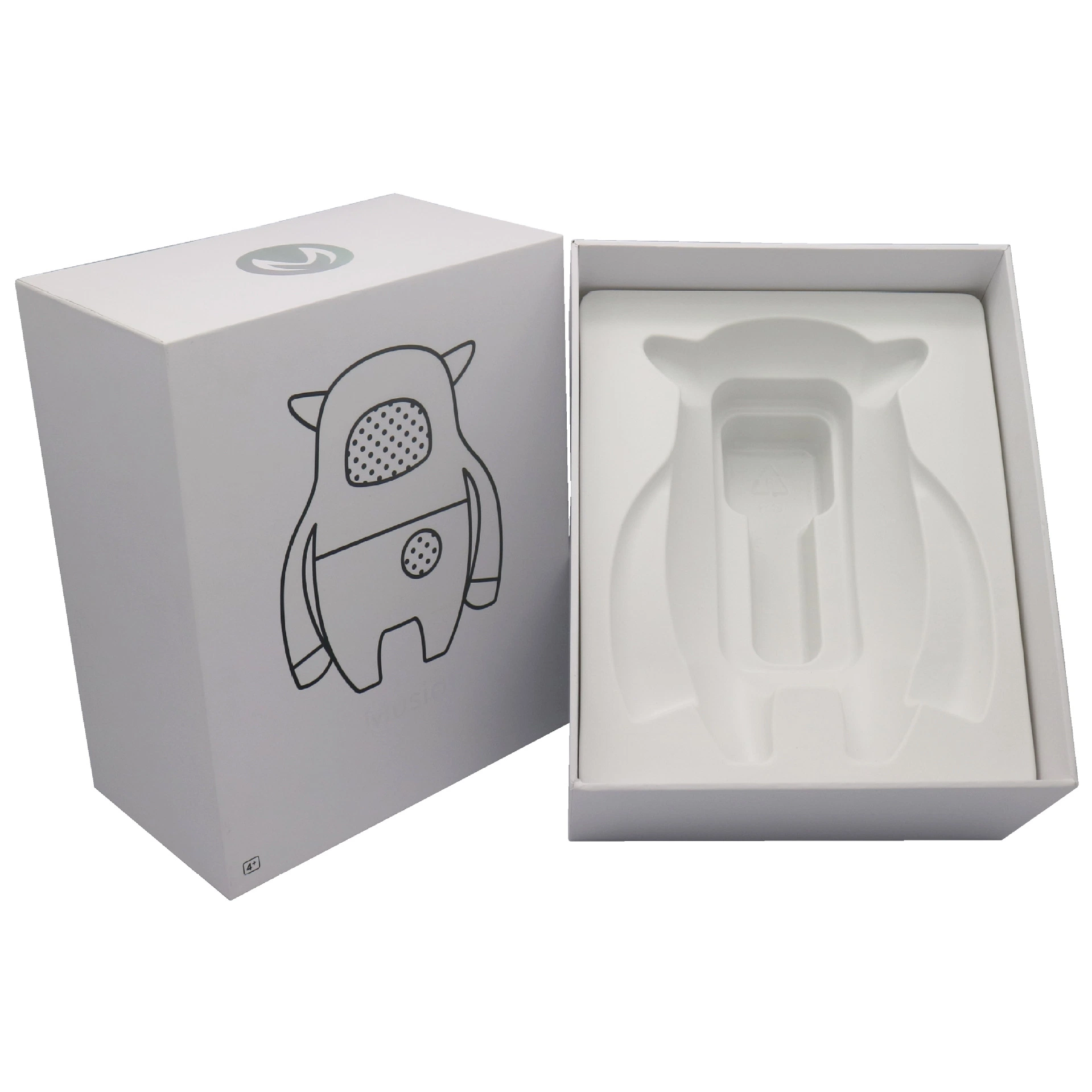 Customized Cardboard Box Children's Toy Gift Paper Packing Box Small Robot Toy Packing Box Oversize Action Figure Robot Toys Foam Box