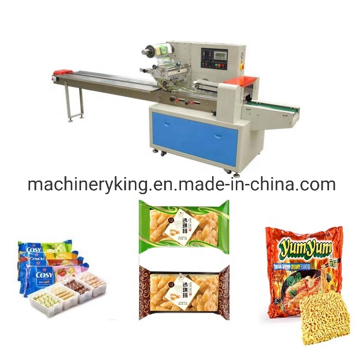 Biscuits Cakes Medicine Chocolate Bread Noddle Pillow Packing Machine