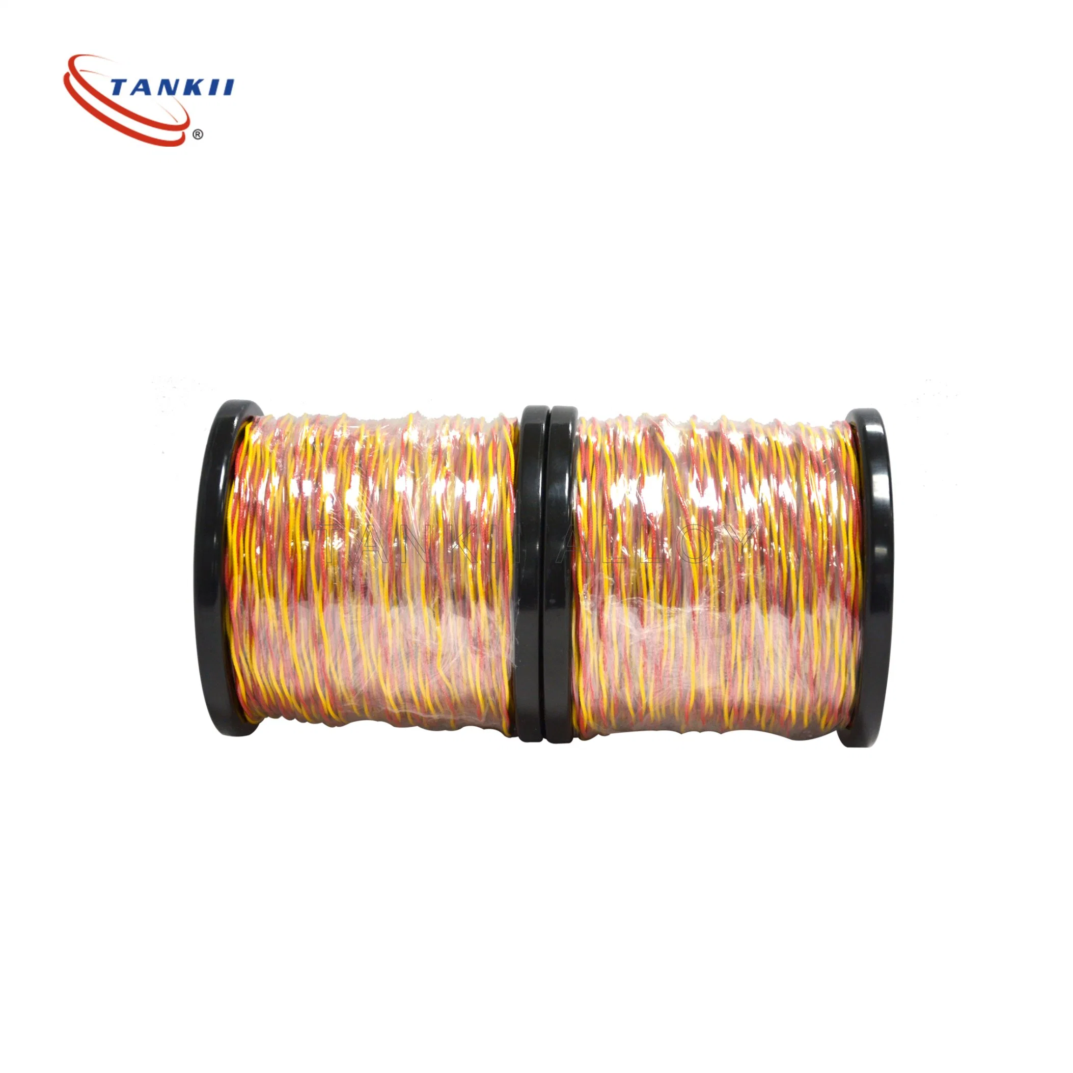 K type  2*0.711mm High Silica/fiberglass Insulation  Chromel/Alumel thermocouple Extension cable/wire