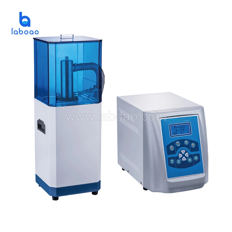 Non Contact Ultrasonic Homogenizer Is Used to Homogenize Samples in The Laboratory