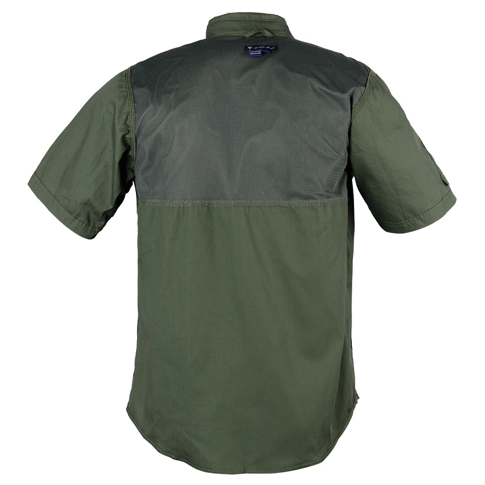 OEM Custom Outdoor Two Pocket Tactical Shirt Short Sleeve