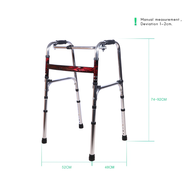 Hot Selling Aluminium Mobility Walking Aids Foldable Frame