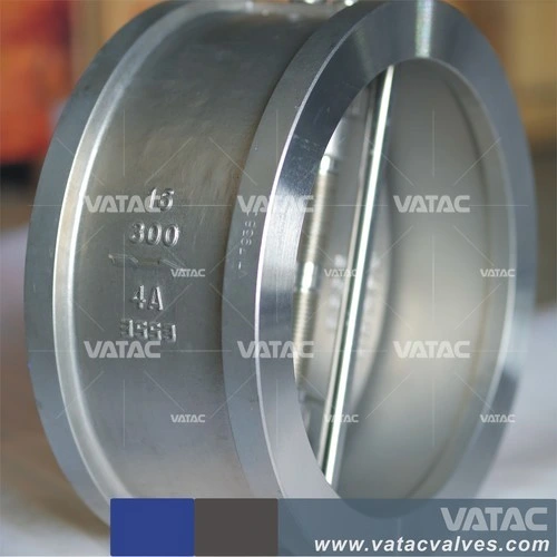 Casting Duplex Steel 4A Wafer Dual Plate Check Valve