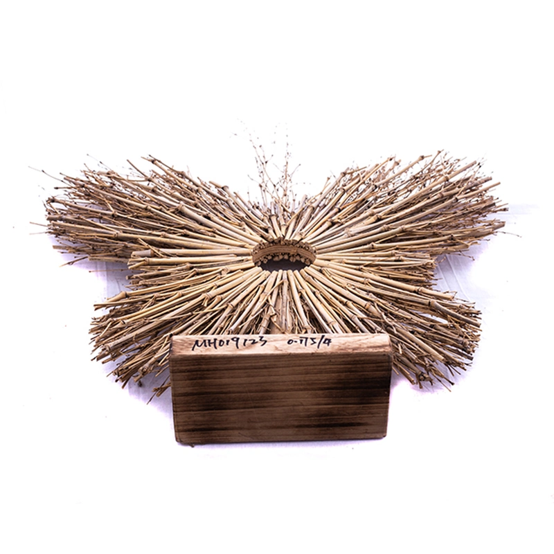 Rustic Butterfly Shape Bamboo Handicraft Home Desktop Wood Decoration