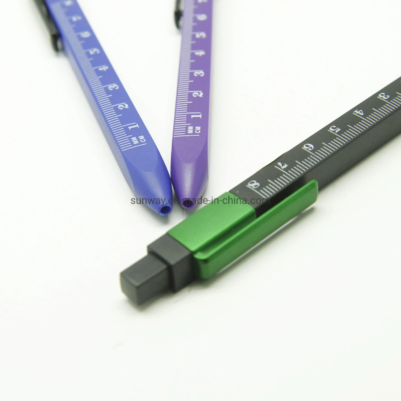 Office Supplier Wholesale/Supplier Cheap Adverting Logo Ruler Plastic Ball Point Pen