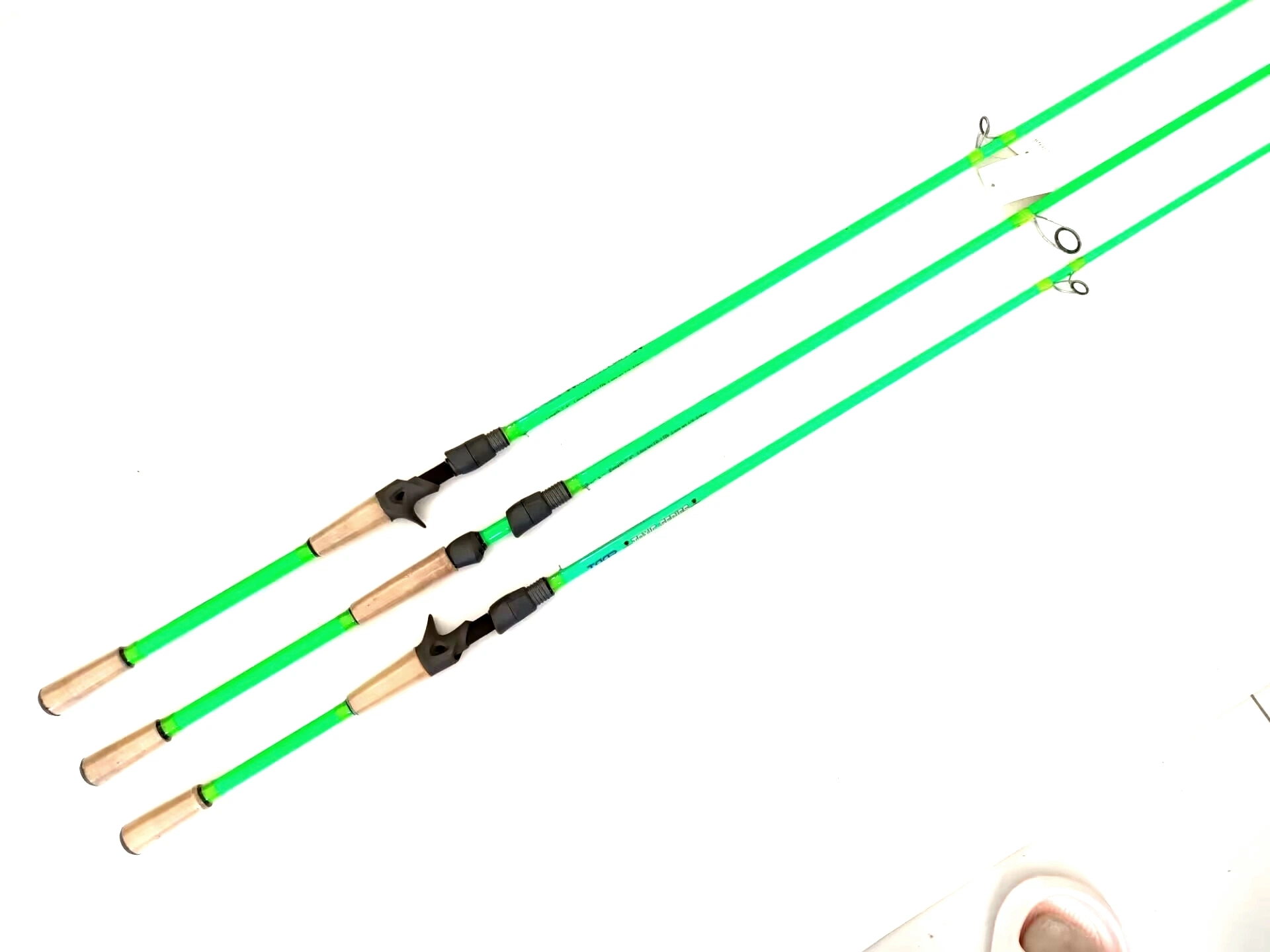 Customized 7'3"Medium Light Fast Action Line Weith 4-12lb 1 Piece Bass Fishing Rod