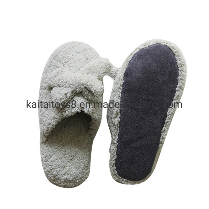 Plush Upper Woman Fashion Suede F Outsole Indoor Silence Slipper