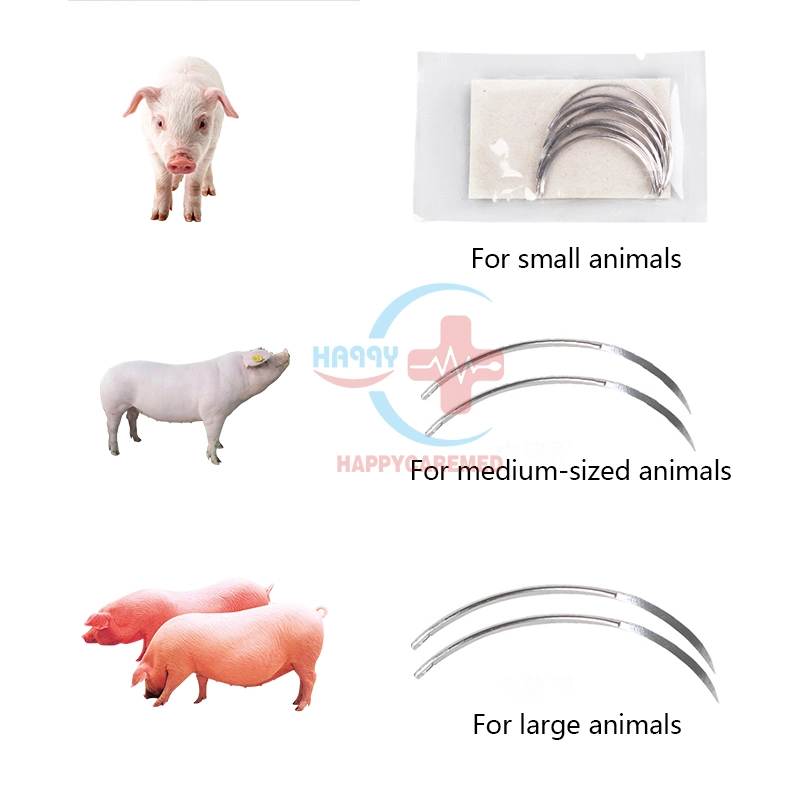 Hc-R123 High quality/High cost performance  Pet Veterinary Use Surgical Suture, Animal Surgical Needle