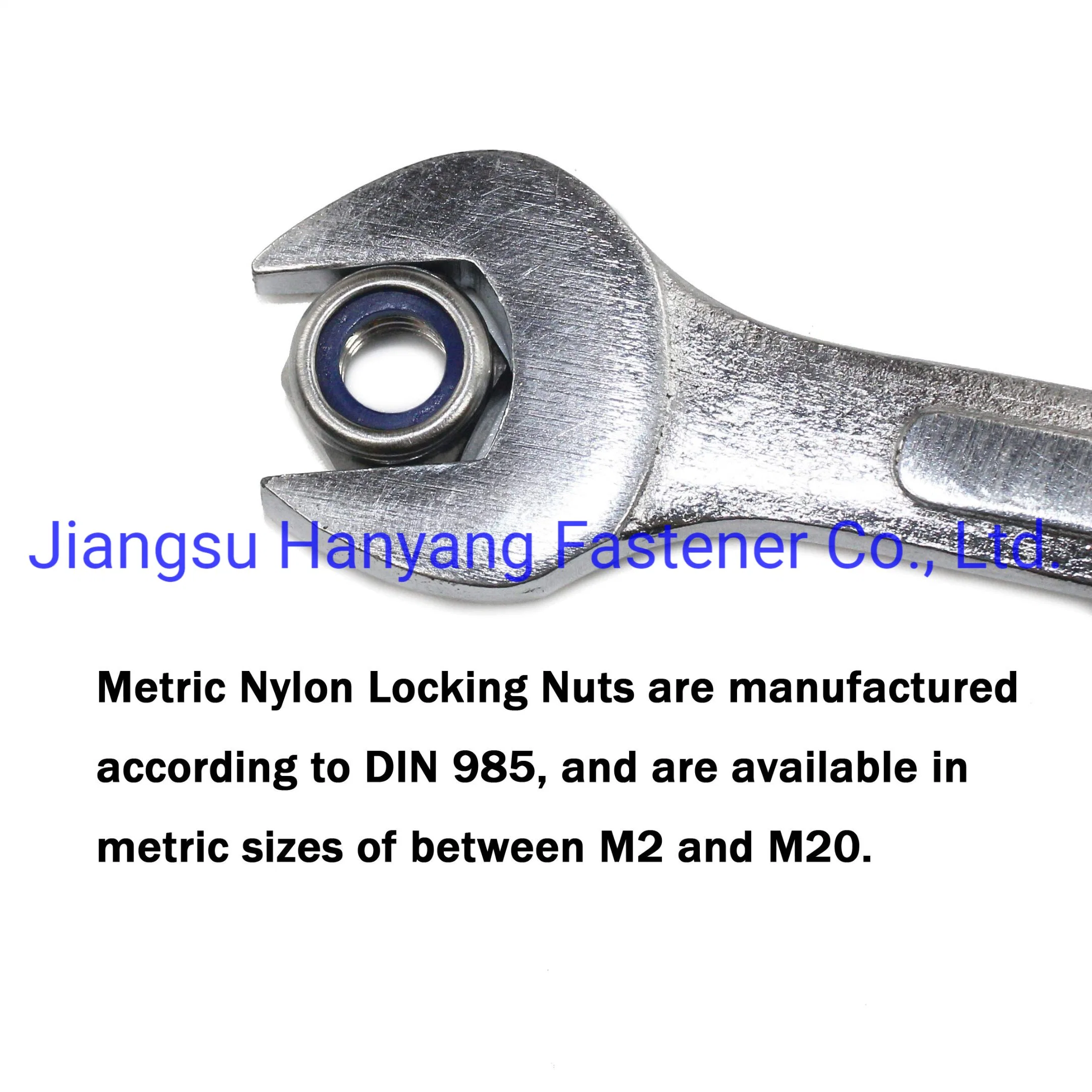 Nylon Insert Hex Lock Nuts Stainless Steel