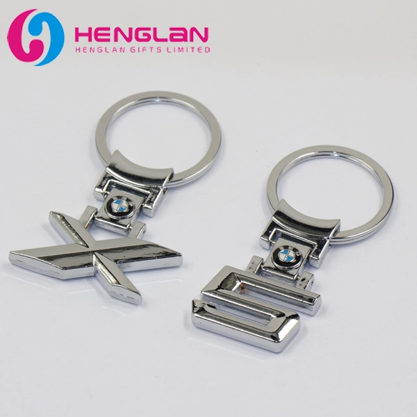 Silver Plated Metal Alloy BMW X1 Keyring for Promotional Car Logo Keychain Gift (HL-KC133)