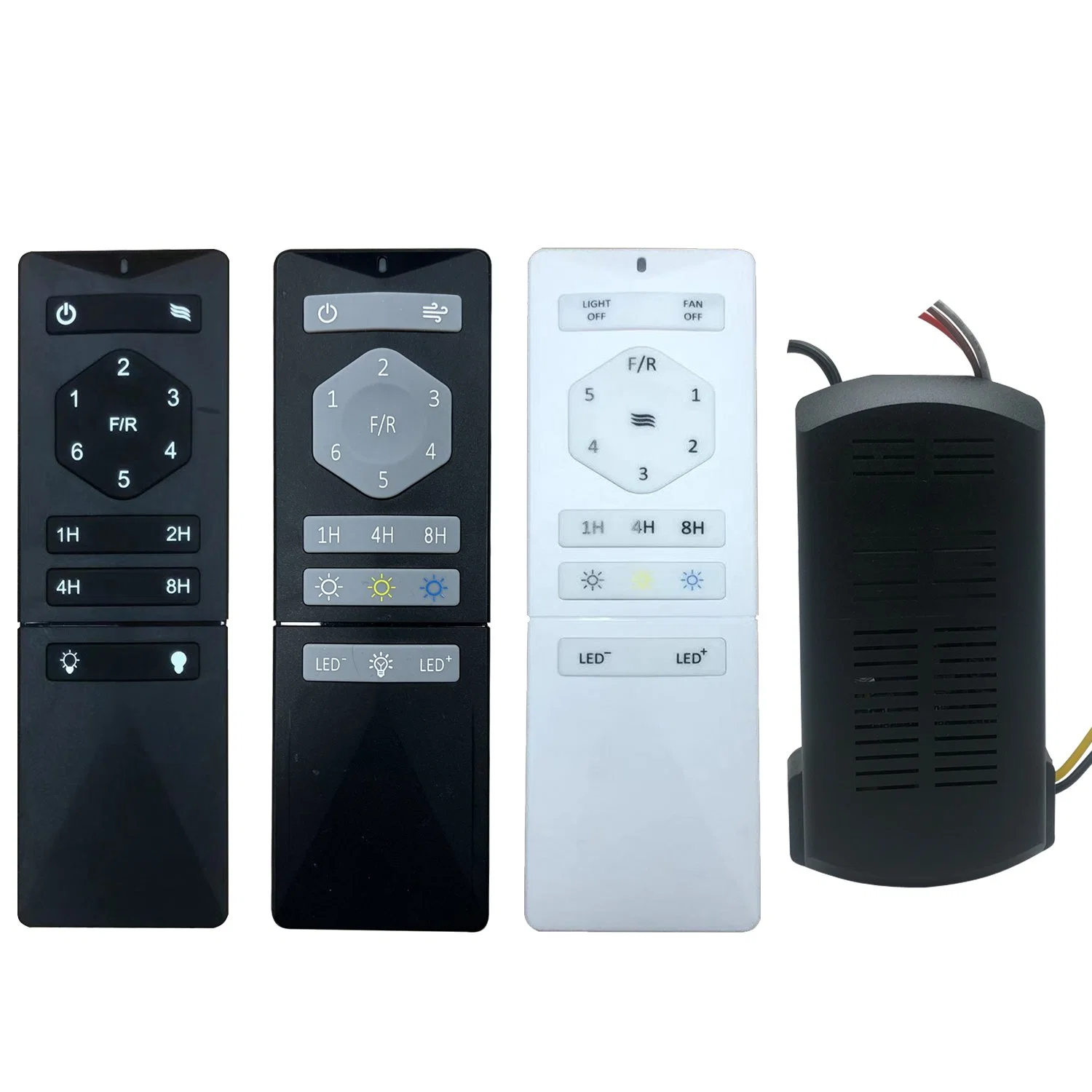 Hogar inteligente Dimmer Control Remoto para ventilador de techo con luz