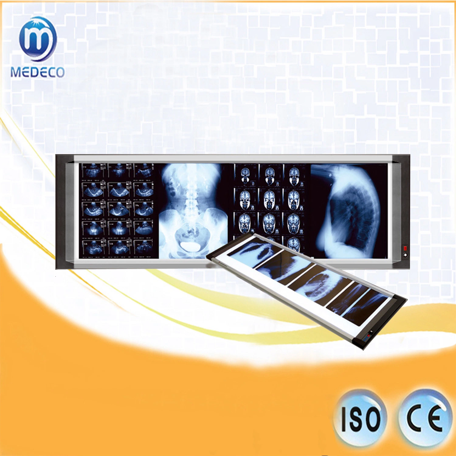 Máquina de rayos X médicos visor LED LED X-ray el visor de la película tipo cuádruple Med011