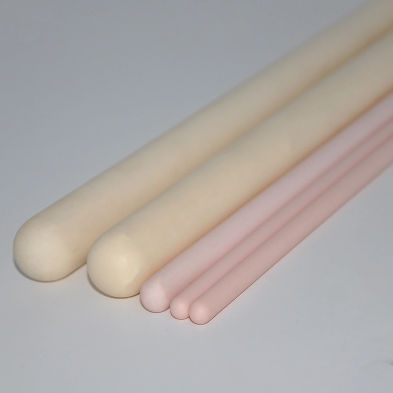 Al2O3 Alumina Ceramic Long Pink Thermocouple Protective Tube