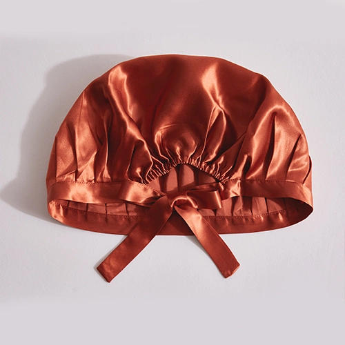 Luxury 100% Silk Hair Bonnet Women Satin Sleeping Silk Head Wrap Custom Silk Hair Bonnet