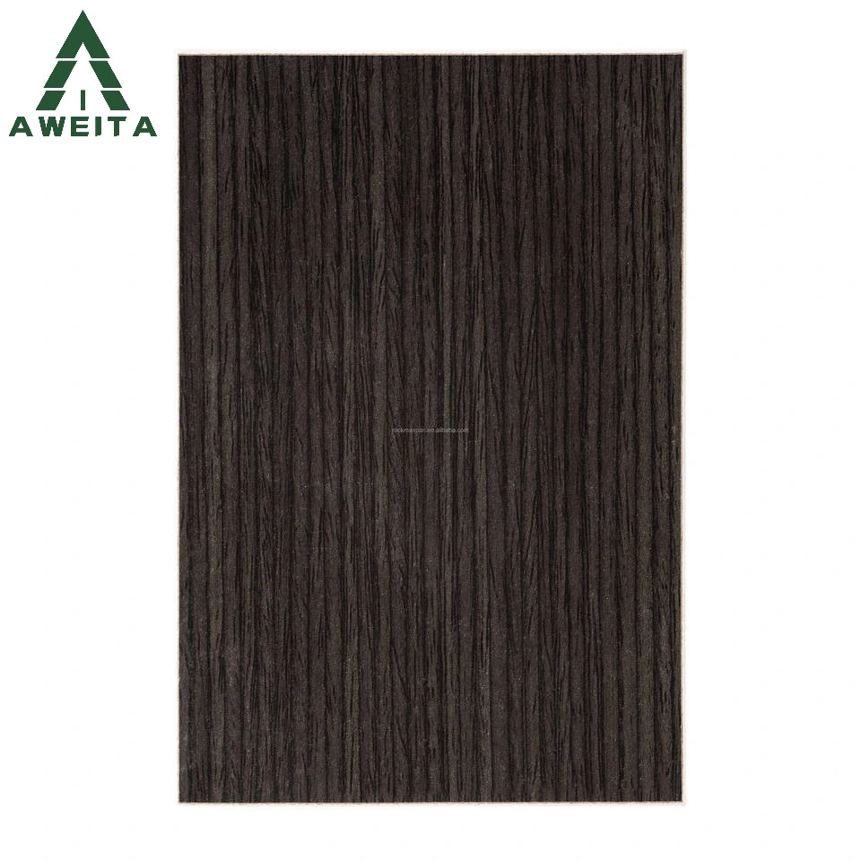 Embossed Finish Melamine Faced Plywood Board MDF