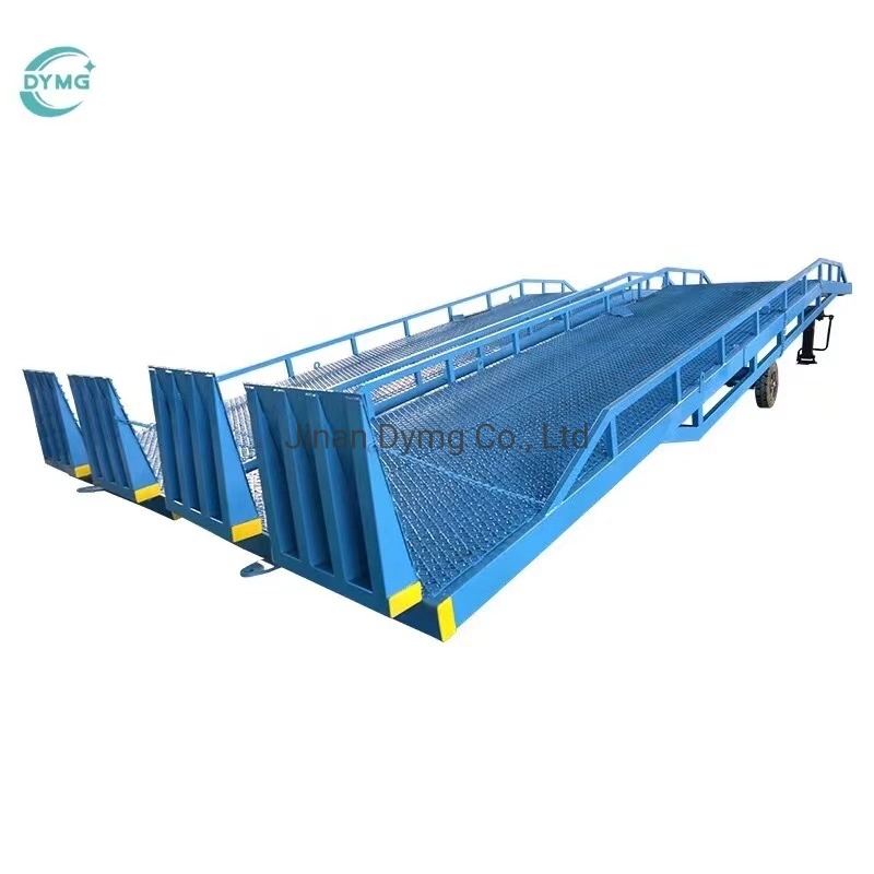 Dymg 6t 8t 10t 12t 15t Movable Forklift Truck Container Loading Unloading Ramp Equipment for Sale