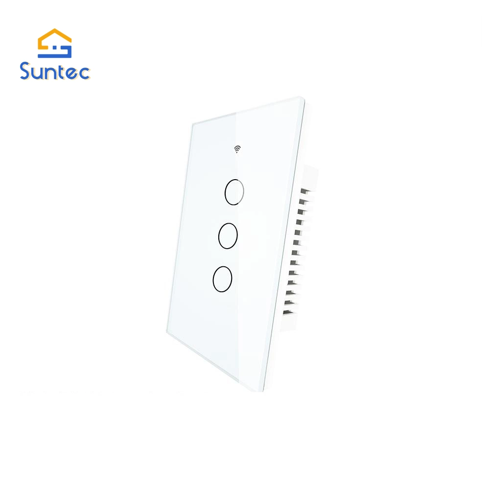 ZigBee/WiFi Tuya Smart Electrical Touch Switch Fernbedienung Glas Touch Lichtschalter mit Neutral oder No Neutral optional