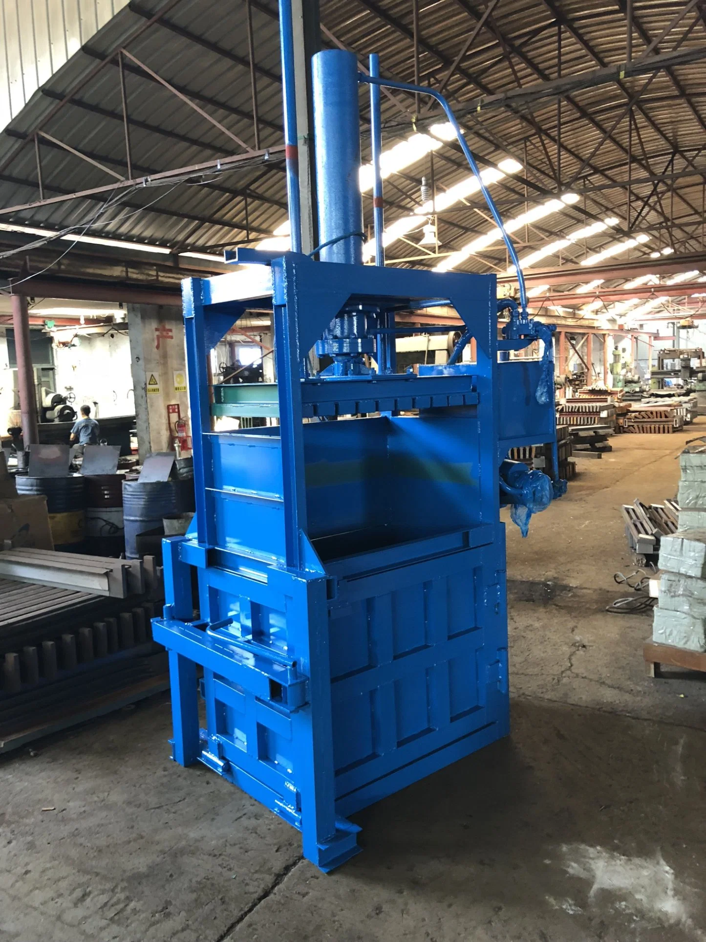 Hydraulic Waste Paper Baler Hydraulic Driven Recycling Used Paper Board Carton Compress Baling Machine