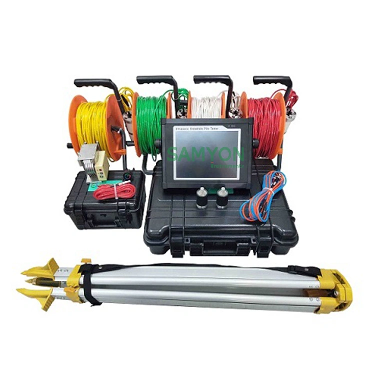 6 Sections Ultrasonic Cross Hole Pile Testing System/ Sonic Logging System