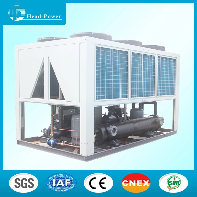 200kw Air Cooled High Static Pressure Duct Screw Water Chiller