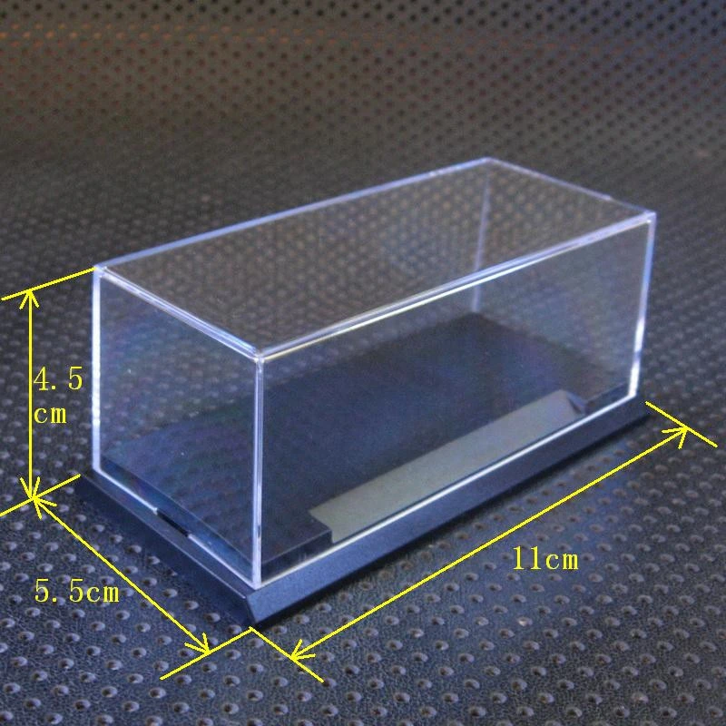 Innovative Product Acrylic Makeup Swab Storage Box with Lid Desktop Acrylic Display Stand