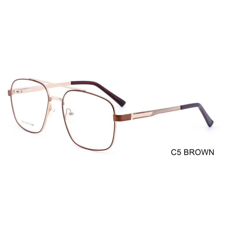 9008 Square Eyeglass Frames Metal Eyeglasses Frames