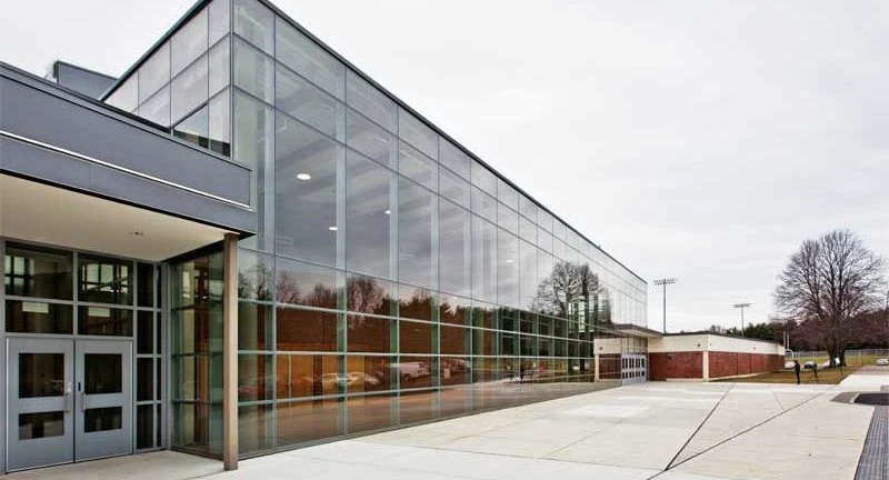 Aluminum Frame Tempered Glass Curtain Wall System for Hot Sales
