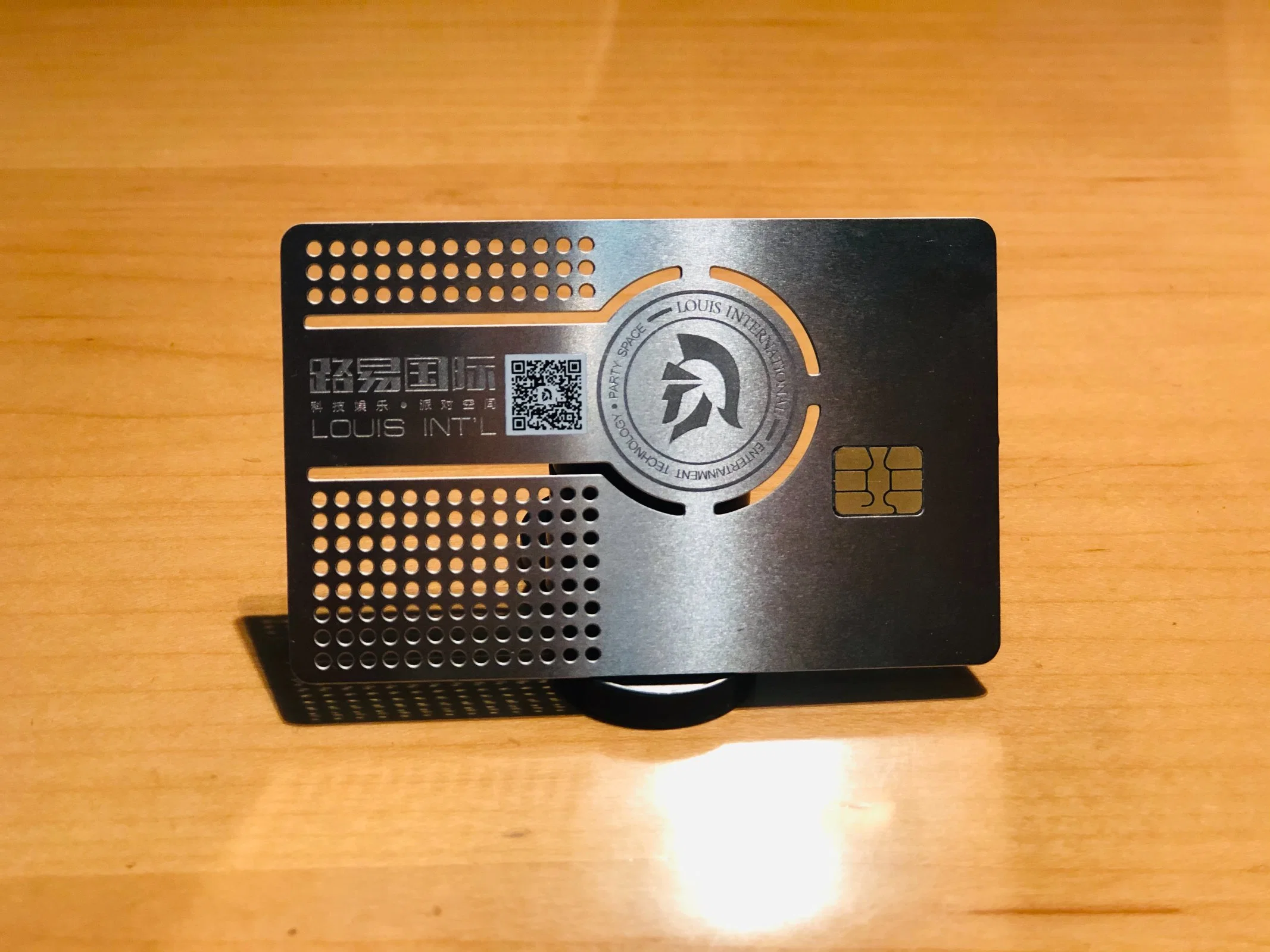Engraved NFC Metal Card Blank Black NFC Metal Business Card