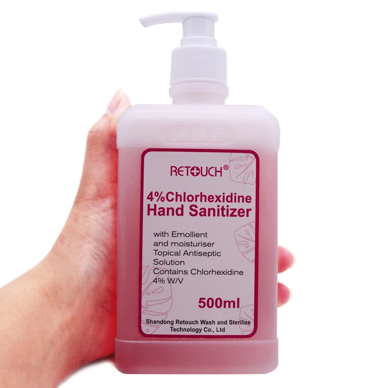 Hochwertige Chlorhexidin Chlorhexidin Gluconat Hand Desinfizierende Einweg-Op-Handrub Desinfizieren