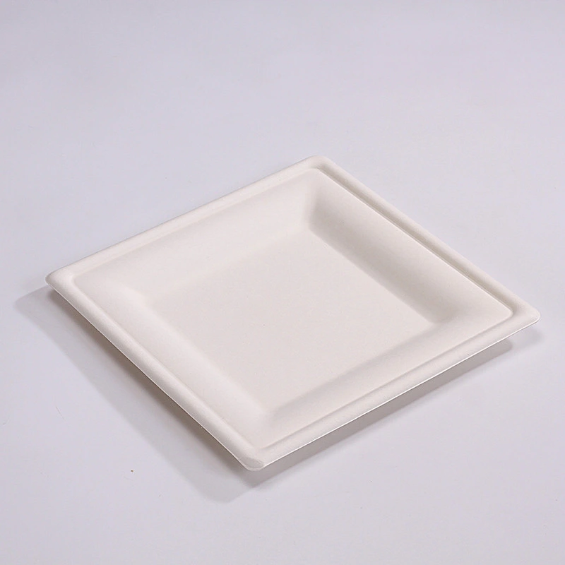 Paper Plates Grease Proof Bagasse Biodegradable Disposable Party